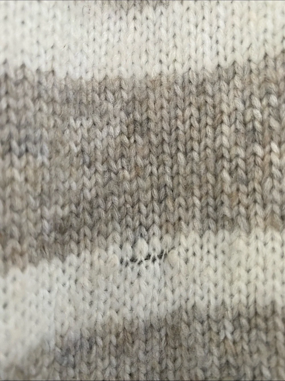 NWT Z Supply Striped Turtleneck Sweater Heather Gray (Flawed)